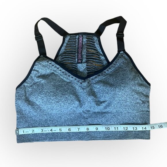 Betsey Johnson Heather Gray Performance Sports Bra XL - Picture 8 of 8